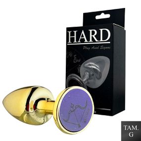 Plug Metálico G Signos Sagitário (HA164SA) - Doura... - Use Hard - Fabricante e Sex Shop especializada em prazer anal 