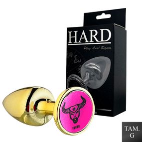 Plug Metálico G Signos Touro (HA164TO) - Dourado - Use Hard - Fabricante e Sex Shop especializada em prazer anal 