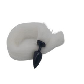 Plug Less M Preto Com Cauda (HA169P) - Branco - Use Hard - Fabricante e Sex Shop especializada em prazer anal 