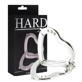 Algema em Metal Coração em Metal (HA173) - Cromado... - Use Hard - Fabricante e Sex Shop especializada em prazer anal 