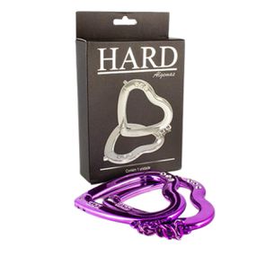 Algema Coração em Metal (HA173) - Lilás - Use Hard - Fabricante e Sex Shop especializada em prazer anal 