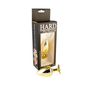 Plug Metálico M Personalittè (HA186) - Dourado - Use Hard - Fabricante e Sex Shop especializada em prazer anal 