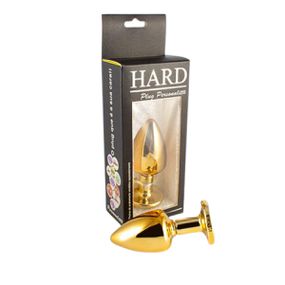 Plug Metálico G Personalittè (HA187) - Dourado - Use Hard - Fabricante e Sex Shop especializada em prazer anal 