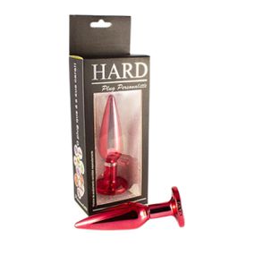 Plug Metálico Slim Personalitté (HA188) - Vermelho... - Use Hard - Fabricante e Sex Shop especializada em prazer anal 