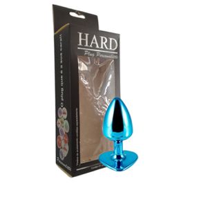 Plug Metálico Personalité Coração (HA189) - Azul... - Use Hard - Fabricante e Sex Shop especializada em prazer anal 