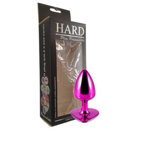 Plug Metálico Personalité Coração (HA189) - Rosa... - Use Hard - Fabricante e Sex Shop especializada em prazer anal 