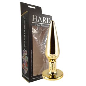 Plug Metálico Slim Personalitté (HA188) - Dourado - Use Hard - Fabricante e Sex Shop especializada em prazer anal 
