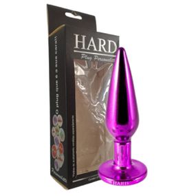 Plug Metálico Slim Personalitté (HA188) - Lilás - Use Hard - Fabricante e Sex Shop especializada em prazer anal 