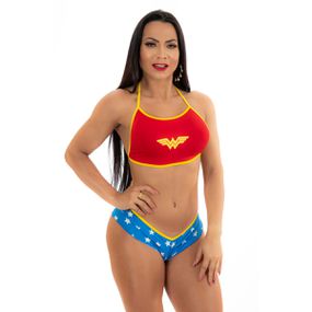 Fantasia Mini Mulher Maravilha (PS7053) - Padrão - Use Hard - Fabricante e Sex Shop especializada em prazer anal 
