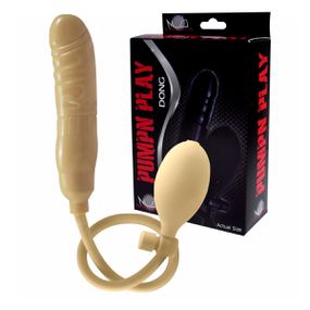 Prótese 15cm Inflável VP (PE017-ST276) - Bege - Use Hard - Fabricante e Sex Shop especializada em prazer anal 