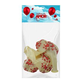 Balões do Amor 5un (ST329) - Cristal C/ Vermelho - Use Hard - Fabricante e Sex Shop especializada em prazer anal 