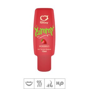 Gel Comestível Yummy Hot 15ml (ST592) - Morango - Use Hard - Fabricante e Sex Shop especializada em prazer anal 