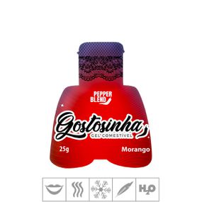 Gel Comestível Gostosinha Ice 25g (ST749) - Morang... - Use Hard - Fabricante e Sex Shop especializada em prazer anal 