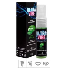 Gel Vibrante Ultra Vibe 15ml (ST951) - Menta - Use Hard - Fabricante e Sex Shop especializada em prazer anal 