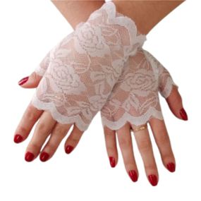 Luva em Renda (ST971) - Branco - Use Hard - Fabricante e Sex Shop especializada em prazer anal 