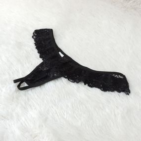 *Calcinha Com Porta Vibro (TO004).. - Preto - Use Hard - Fabricante e Sex Shop especializada em prazer anal 