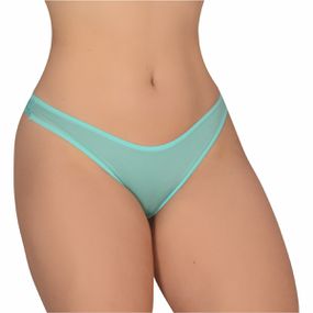 *Calcinha Toda em Renda Atrás (WI1787) - Azul Mar - Use Hard - Fabricante e Sex Shop especializada em prazer anal 