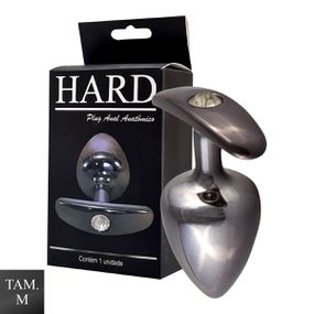 Plug Metálico M Anatômicoa (HA140) - Onix - Use Hard - Fabricante e Sex Shop especializada em prazer anal 