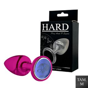 Plug Metálico M Signos Aquário (HA163AQ) - Rosa - Use Hard - Fabricante e Sex Shop especializada em prazer anal 