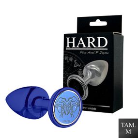 Plug Metálico M Signos Gêmeos (HA163GE) - Azul - Use Hard - Fabricante e Sex Shop especializada em prazer anal 