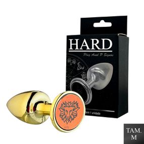 Plug Metálico M Signos Leão (HA163LE) - Dourado - Use Hard - Fabricante e Sex Shop especializada em prazer anal 
