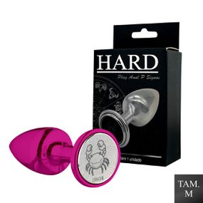Plug Metálico M Signos Câncer (HA163CA) - Rosa - Use Hard - Fabricante e Sex Shop especializada em prazer anal 