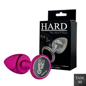 Plug Metálico M Signos Escorpião (HA163ES) - Rosa - Use Hard - Fabricante e Sex Shop especializada em prazer anal 