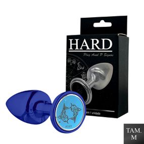 Plug Metálico M Signos Peixes (HA163PX) - Azul - Use Hard - Fabricante e Sex Shop especializada em prazer anal 