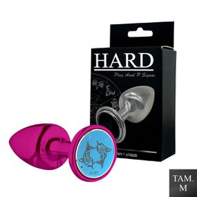 Plug Metálico M Signos Peixes (HA163PX) - Rosa - Use Hard - Fabricante e Sex Shop especializada em prazer anal 