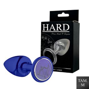 Plug Metálico M Signos Sagitário (HA163SA) - Azul - Use Hard - Fabricante e Sex Shop especializada em prazer anal 