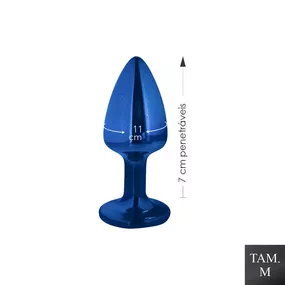 Plug Metálico M Signos Touro (HA163TO).. - Azul - Use Hard - Fabricante e Sex Shop especializada em prazer anal 