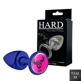 Plug Metálico M Signos Touro (HA163TO) - Azul - Use Hard - Fabricante e Sex Shop especializada em prazer anal 