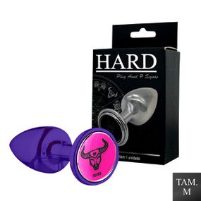 Plug Metálico M Signos Touro (HA163TO) - Lilás - Use Hard - Fabricante e Sex Shop especializada em prazer anal 
