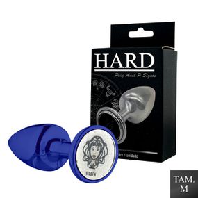 Plug Metálico M Signos Virgem (HA163VI) - Azul - Use Hard - Fabricante e Sex Shop especializada em prazer anal 