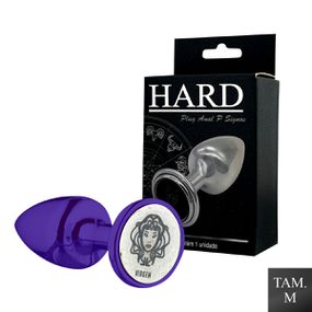 Plug Metálico M Signos Virgem (HA163VI) - Lilás - Use Hard - Fabricante e Sex Shop especializada em prazer anal 