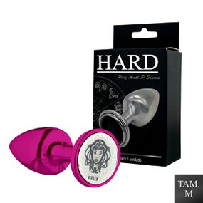 Plug Metálico M Signos Virgem (HA163VI) - Rosa - Use Hard - Fabricante e Sex Shop especializada em prazer anal 