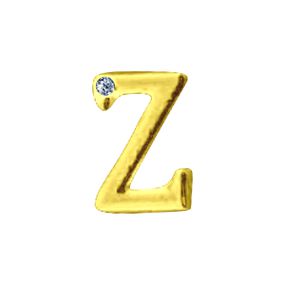 Letras Para Personalização Dourada (HA180D) - Z - Use Hard - Fabricante e Sex Shop especializada em prazer anal 