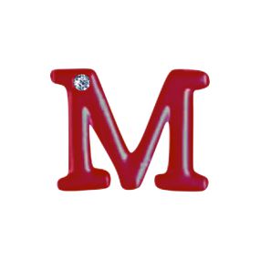 Letras Para Personalização Vermelha (HA180V). - M - Use Hard - Fabricante e Sex Shop especializada em prazer anal 