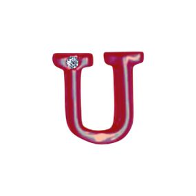 Letras Para Personalização Vermelha (HA180V). - U - Use Hard - Fabricante e Sex Shop especializada em prazer anal 