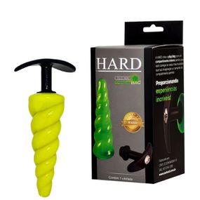 Plug de Plástico Secret Bag (HA195) - Amarelo Neo... - Use Hard - Fabricante e Sex Shop especializada em prazer anal 