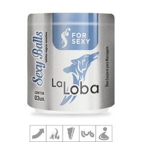 Bolinha Funcional Sexy Balls 3un (ST733) - La Lob - Use Hard - Fabricante e Sex Shop especializada em prazer anal 