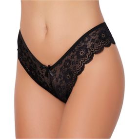 *Calcinha Raquel (MAR0123) - Preto - Use Hard - Fabricante e Sex Shop especializada em prazer anal 