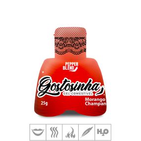 Gel Comestível Gostosinha Hot 25g (ST748) - Morang... - Use Hard - Fabricante e Sex Shop especializada em prazer anal 