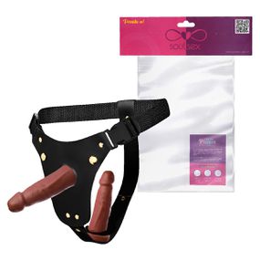 Cinta Dupla Invertida Com 2 Próteses (ST839-SSCTD0... - Use Hard - Fabricante e Sex Shop especializada em prazer anal 
