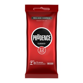 Preservativo Prudence Clássico 12un (17346) - Padrão - atacadostar.com.br