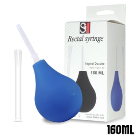 Ducha Higiênica Rectal Syringe 160ml SI (5605) - Azul - lojasacaso.com.br
