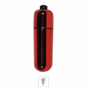 Cápsula Vibratória Power Bullet (ST563) - Vermelho Metálico... - PURAAUDACIA