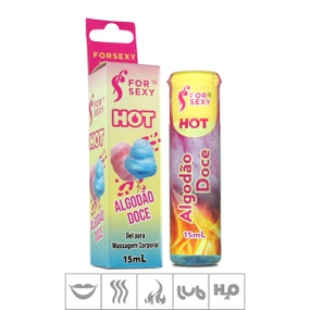 Gel Comestível For Sexy Hot 15ml - (ST730) - Algodão Doce - puraaudacia.com.br