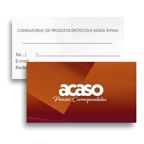 Cartão De Visita Com 50un Promocional (16996) - Padrão - revendersexshop.com.br