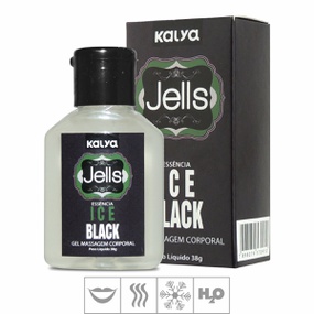 Gel Comestível Jells Ice 30ml (ST107) - Black Ice - revendersexshop.com.br
